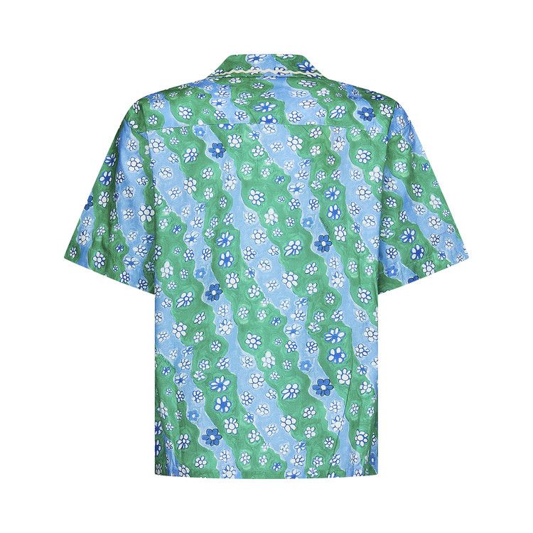 Marni Short-Sleeve Bowling Shirt 'Sea Foam'