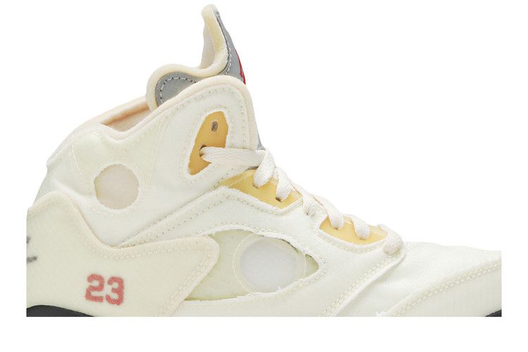 Off-White x Air Jordan 5 Retro SP PS 'Sail'