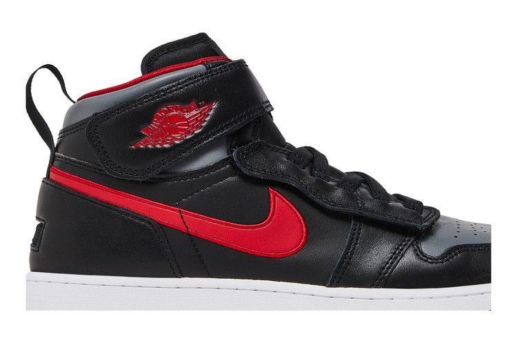 Air Jordan 1 High FlyEase GS 'Smoke Grey Gym Red'