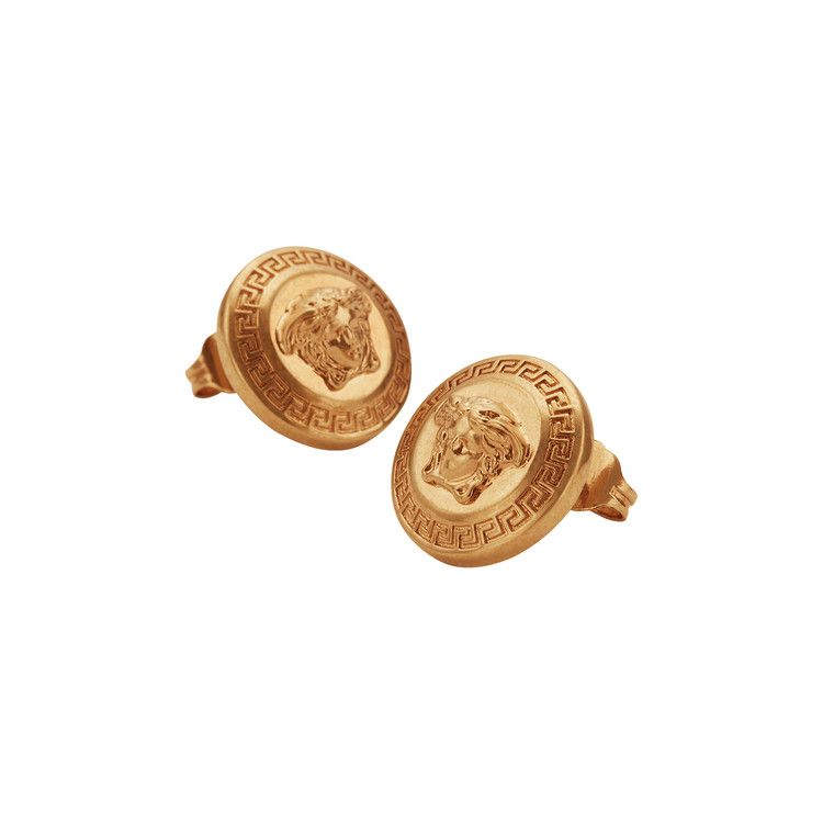 Versace Tribute Stud Earrings 'Gold'