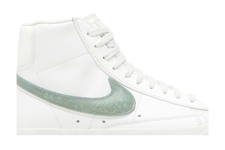 Nike Wmns Blazer Mid '77 Essential 'Glitter Swoosh - Dusty Sage'