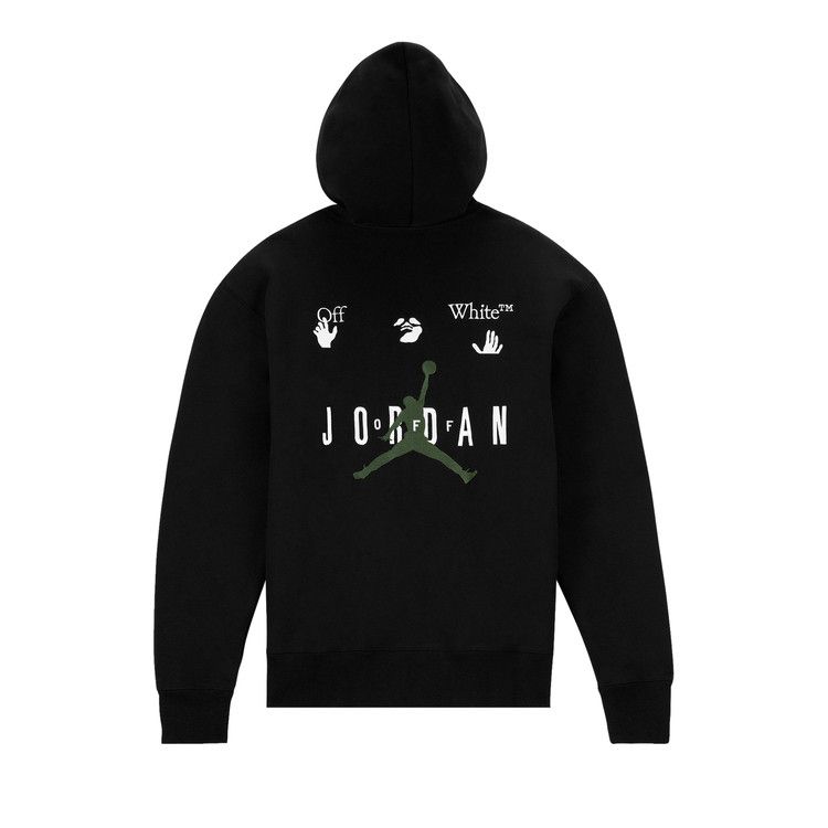 Air Jordan x Off-White MJ Hoodie 'Black/White/Forest Green'