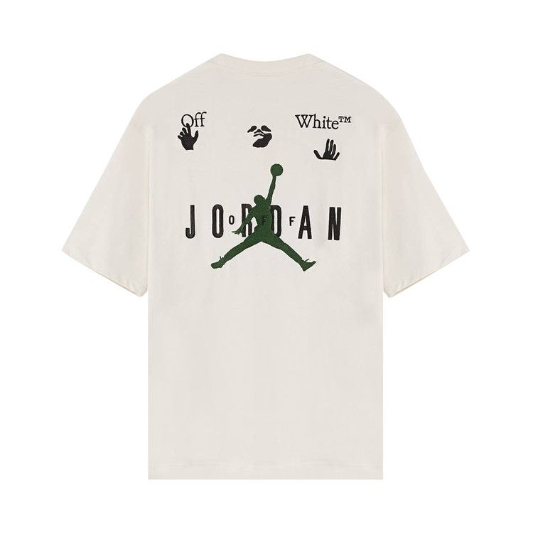 Air Jordan x Off-White MJ T-Shirt 'White/Black/Forest Green'