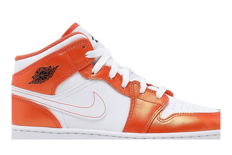 Air Jordan 1 Mid SE GS 'Electro Orange'
