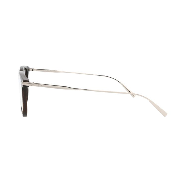 Dior Square Horn Optical Glasses 'Horn/Silver/Transparent'
