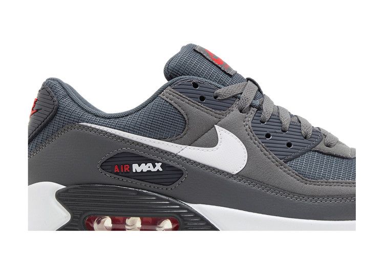 Nike Air Max 90 'Iron Grey University Red'