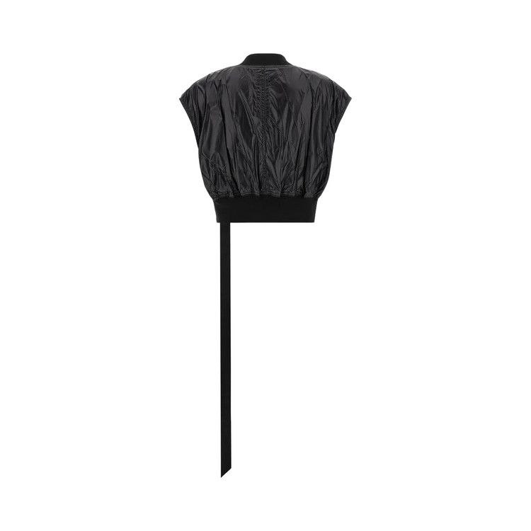Rick Owens DRKSHDW Senza Maniche Tatlin Bomber 'Black'