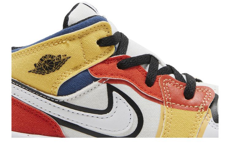 Air Jordan 1 Mid SE TD 'Multi-Color Canvas'