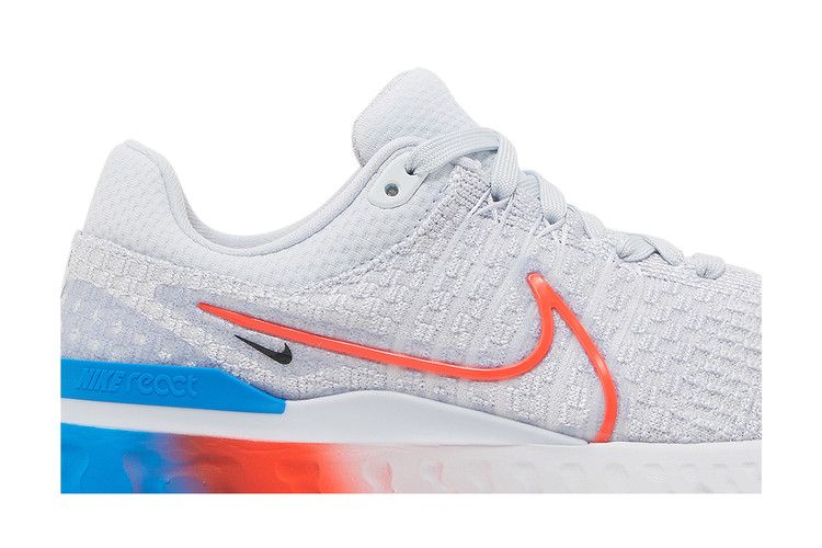 Nike Wmns React Infinity Run Flyknit 3 'Grey Bright Crimson'