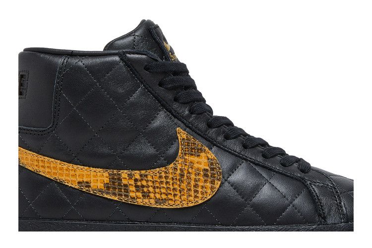 Supreme x Nike Zoom Blazer Mid QS SB 'Black Snakeskin'