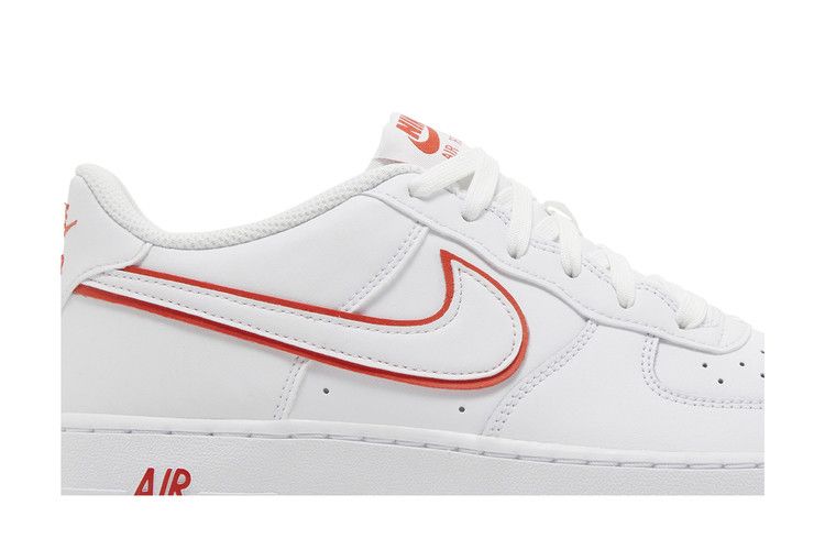 Nike Air Force 1 GS 'White Picante Red'