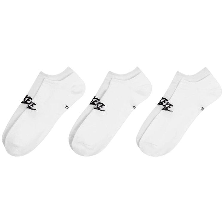 Nike Everyday Essential No-Show Socks (3 Pairs) 'White/Black'
