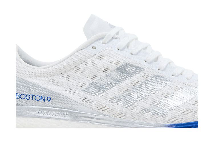 adidas Adizero Boston 9 'Silver Metallic Royal Blue'