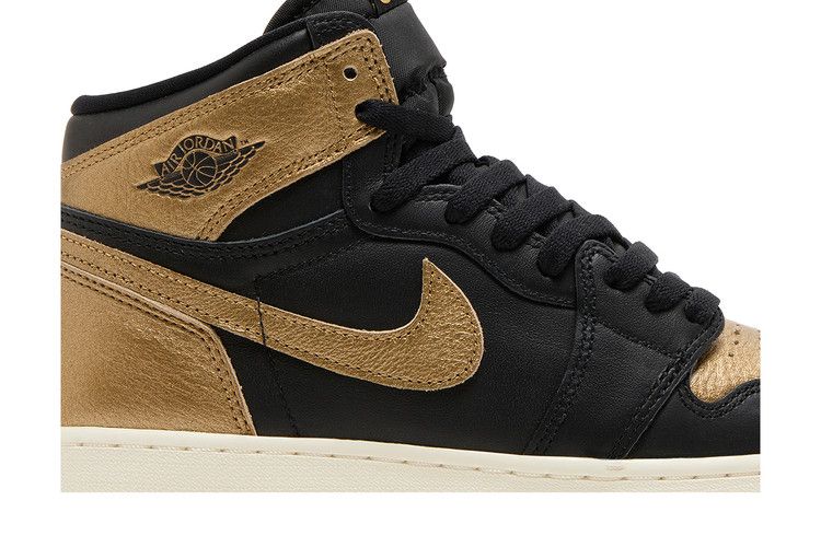 Air Jordan 1 Retro High OG GS 'Black Gold'