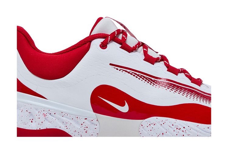 Nike Alpha Huarache Elite 4 Low 'White University Red'