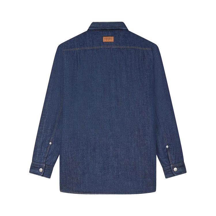 Kenzo Padded Overshirt 'Rinse Blue Denim'