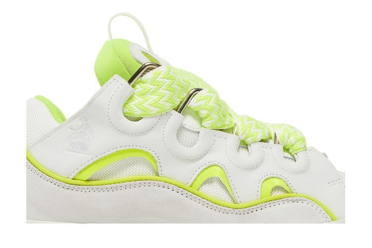 Lanvin Curb Sneakers 'White Fluo Yellow'