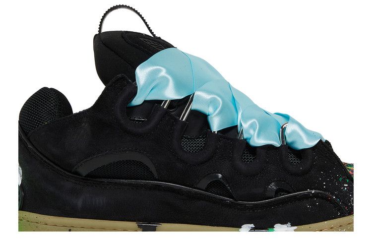 Gallery Dept. x Lanvin Curb Sneakers 'Paint Drip - Black'