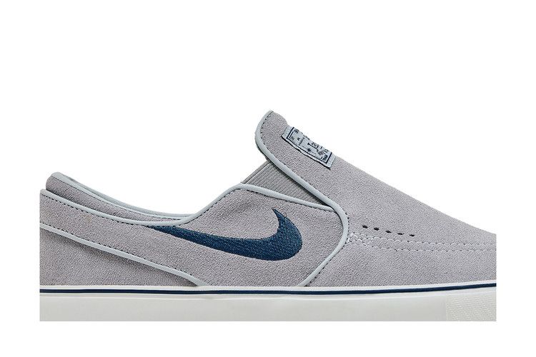 Nike Zoom Stefan Janoski+ Slip SB 'Wolf Grey Navy'