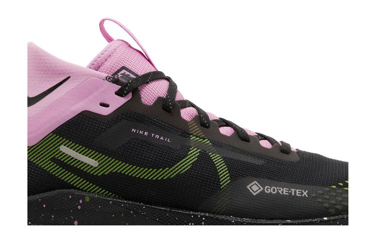 Nike Wmns React Pegasus Trail 4 GORE-TEX 'Black Pink Chlorophyll'