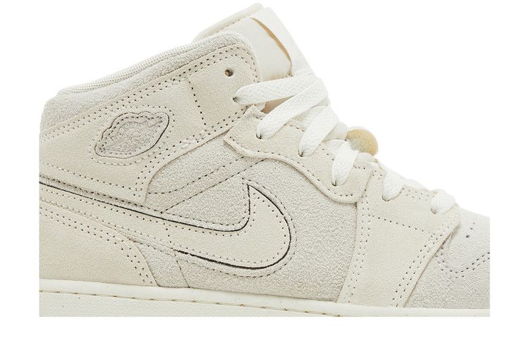 Air Jordan 1 Mid SE Craft GS 'Pale Ivory'