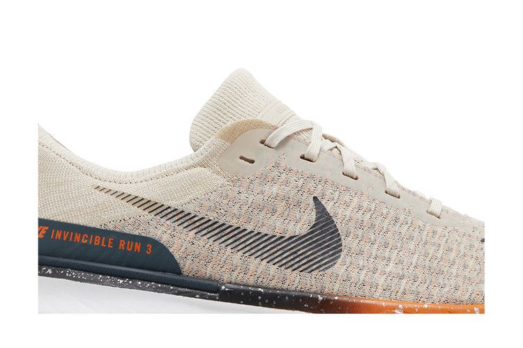 Nike ZoomX Invincible Run Flyknit 3 'Oatmeal Safety Orange'