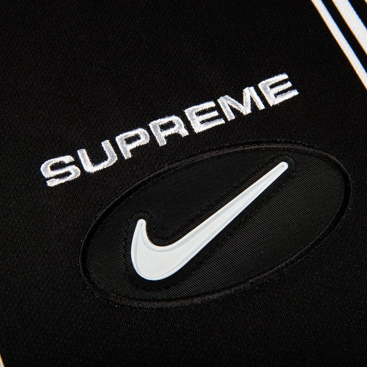 Supreme x Nike Jewel Stripe Soccer Jersey 'Black'