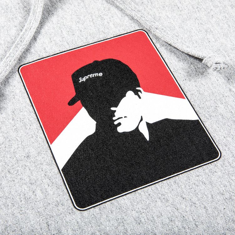 Supreme Portrait Hooded Sweatshirt 'Heather Grey'