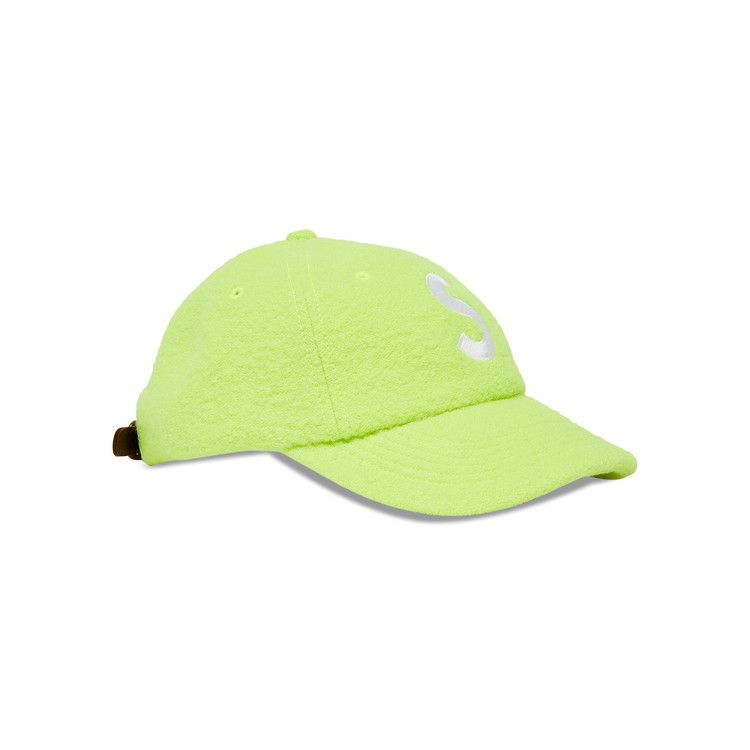Supreme Boiled Wool S Logo 6-Panel 'Flurorescent Green'