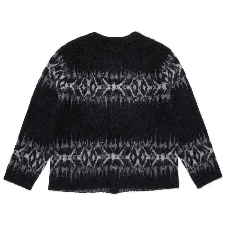 Supreme Abstract Stripe Cardigan 'Black'
