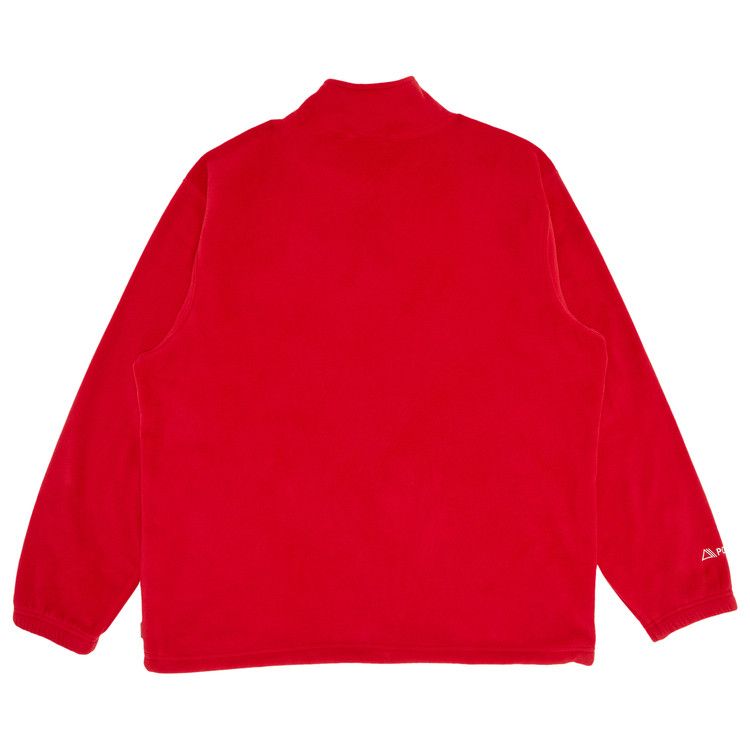 Supreme x Polartec Mock Neck Pullover 'Red'