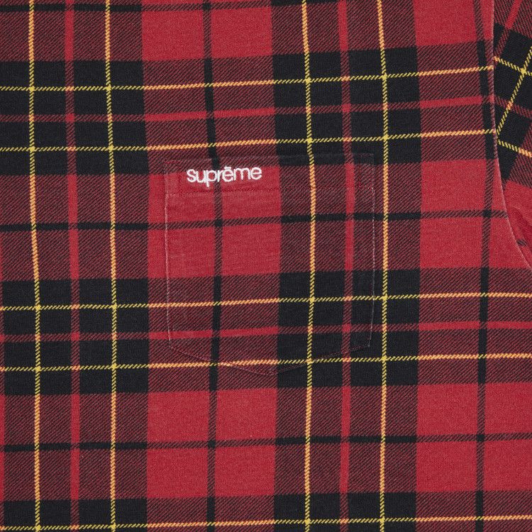 Supreme Short-Sleeve Pocket Tee 'Plaid'