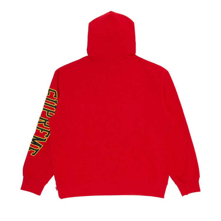 Supreme Sleeve Arc Hooded Sweatshirt 'Red'