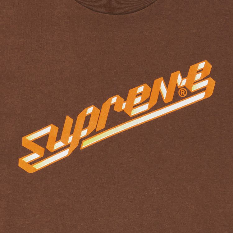 Supreme Banner Tee 'Brown'