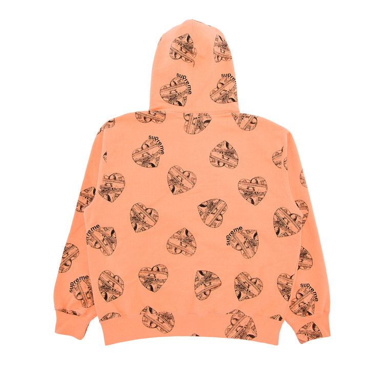 Supreme Love Cash Hooded Sweatshirt 'Peach'