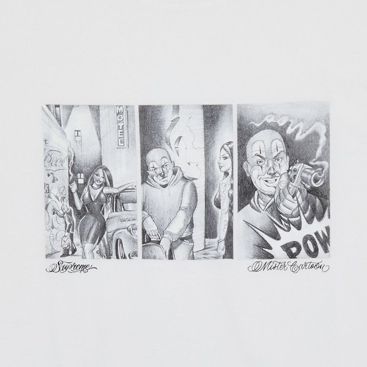 Supreme Mister Cartoon Pow Tee 'White'