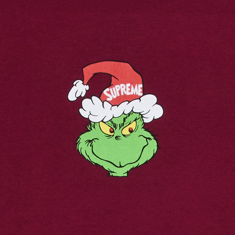 Supreme Grinch Tee 'Cardinal'