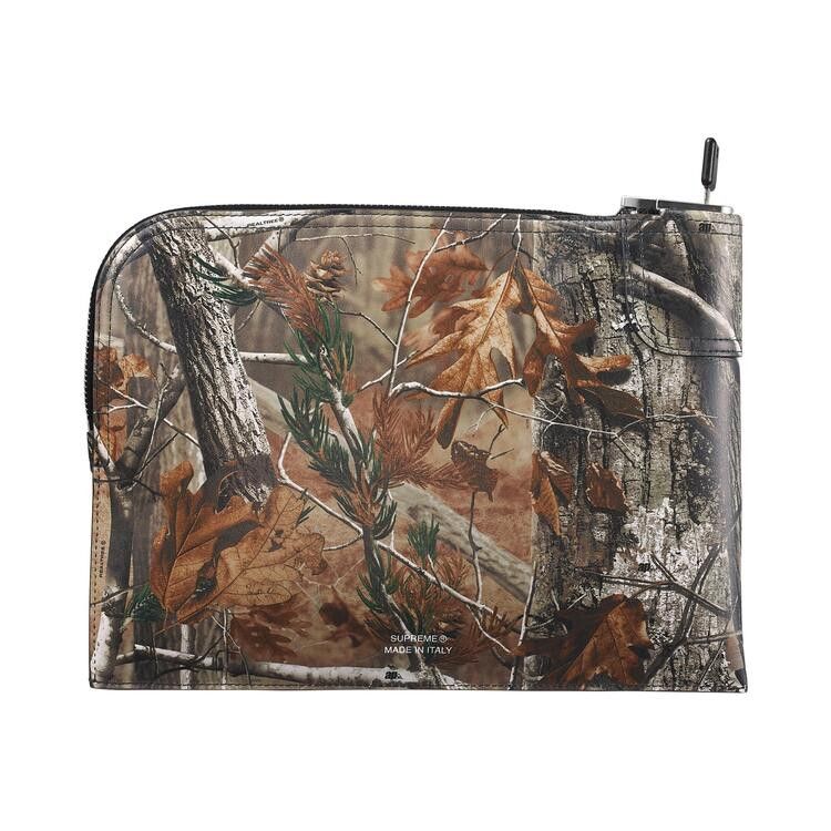 Supreme Leather Money Bag 'Realtree AP Camo'