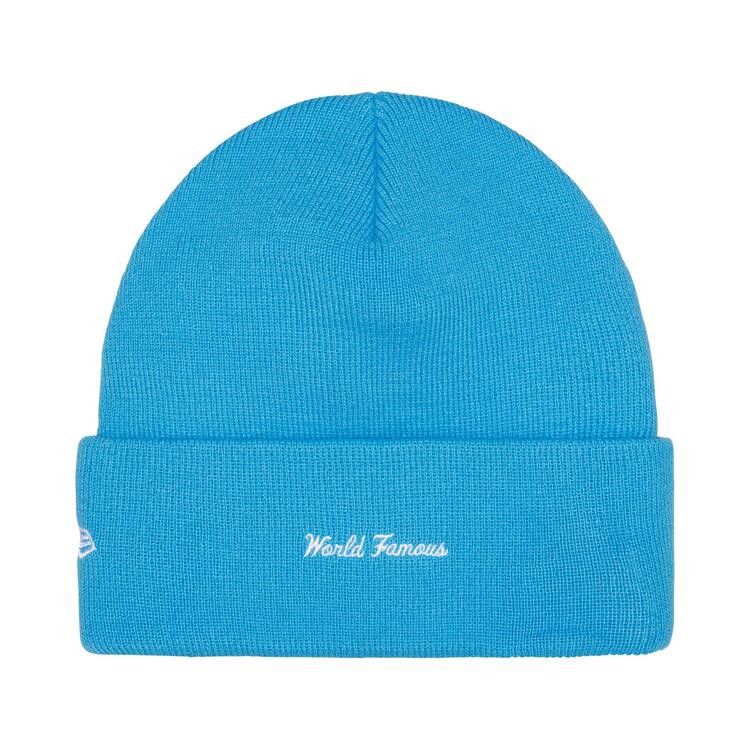 Supreme New Era Box Logo Beanie 'Cyan'