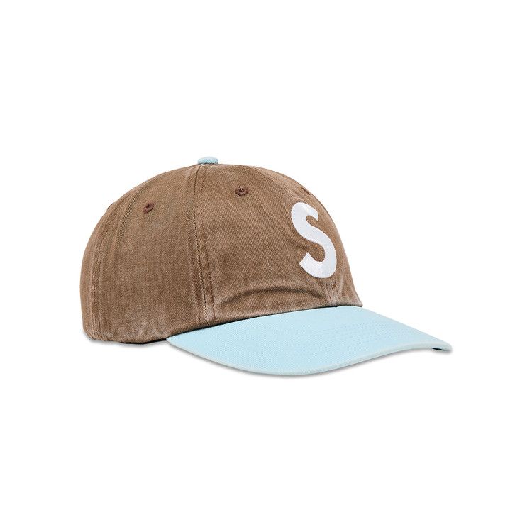 Supreme Pigment Coated 2-Tone S Logo 6-Panel 'Brown'