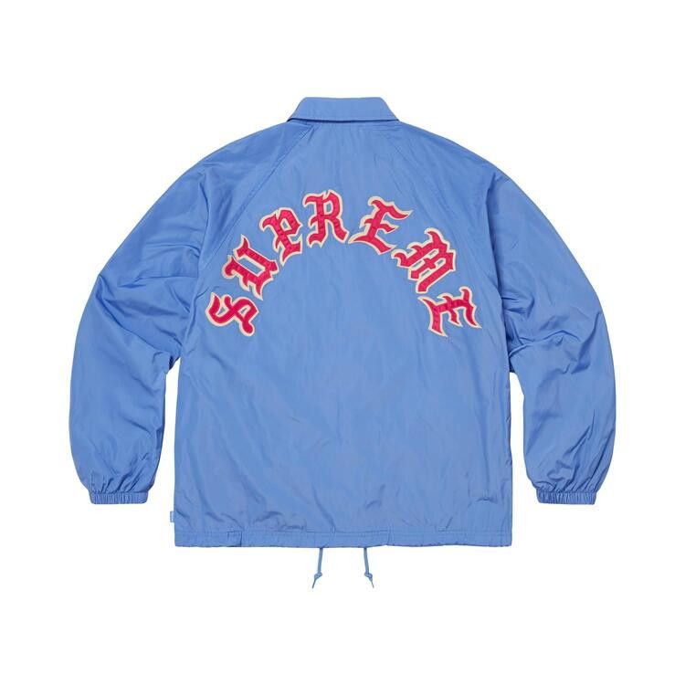 Supreme Old English Arc Coaches Jacket 'Light Blue'