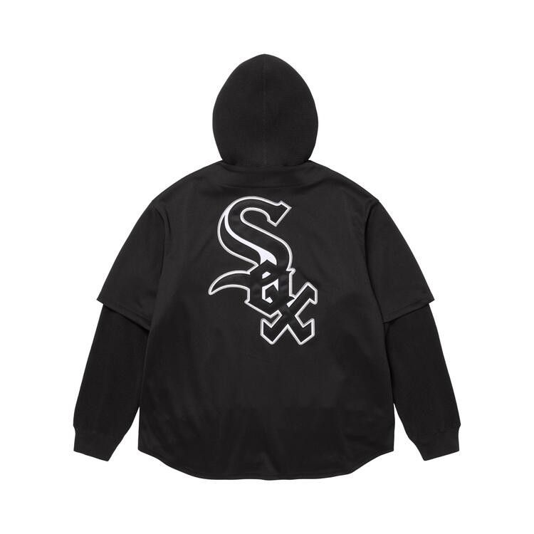 Supreme x Chicago White Sox Hooded Jersey 'Black'