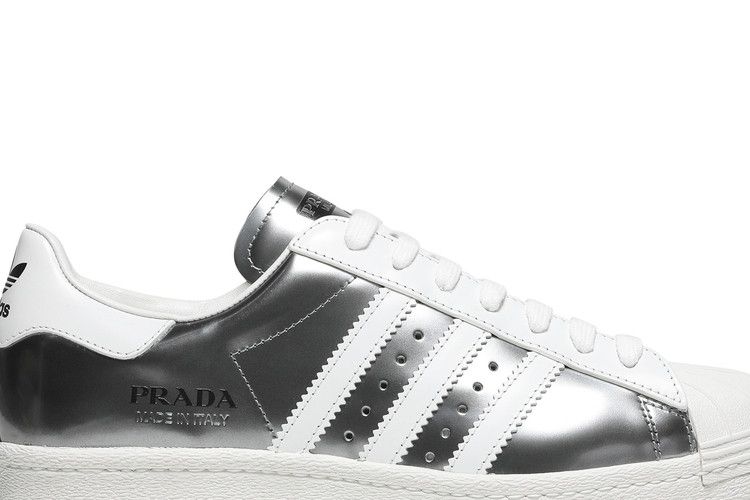 Prada x adidas Superstar 'Silver Metallic'