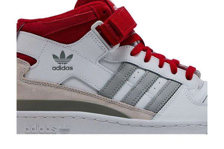 adidas Forum Mid 'White Scarlet'