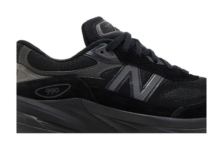 New Balance 990v6 Big Kid 'Black Metallic'