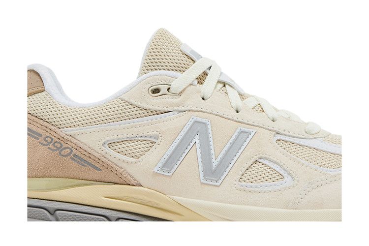 New Balance Teddy Santis x 990v4 Big Kid Wide 'Limestone'