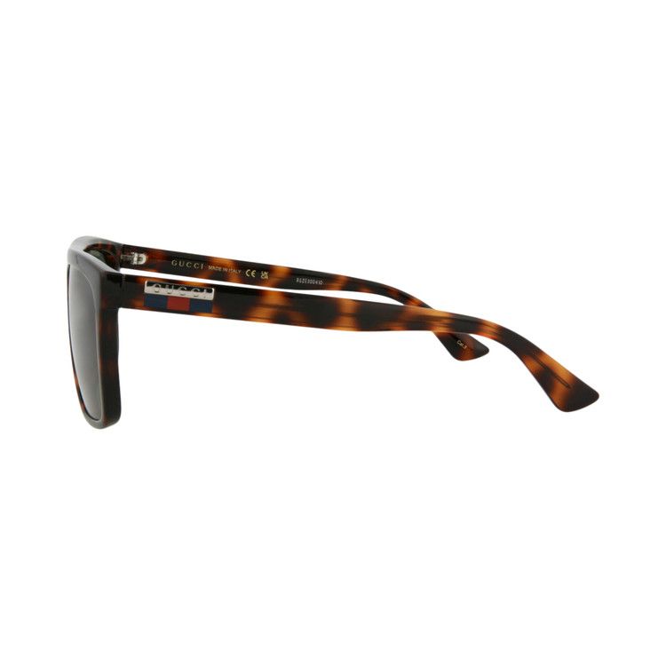 Gucci Square Sunglasses 'Havana/Green'