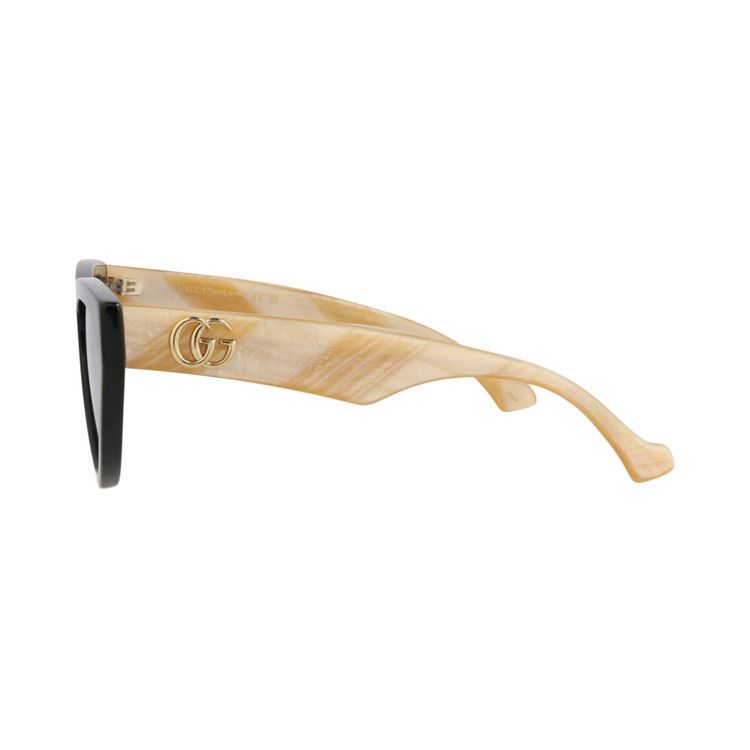 Gucci Cat Eye Sunglasses 'Black/Ivory/Blue'