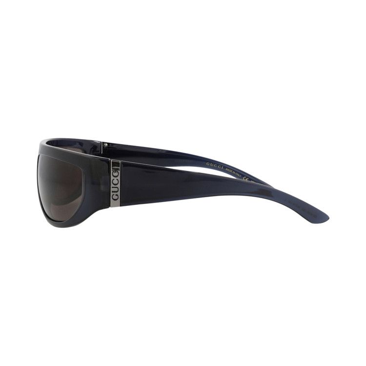 Gucci Shield Sunglasses 'Blue/Grey'