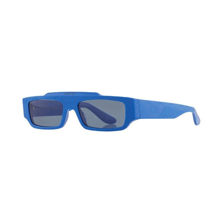 Gucci Rectangle Sunglasses 'Blue'